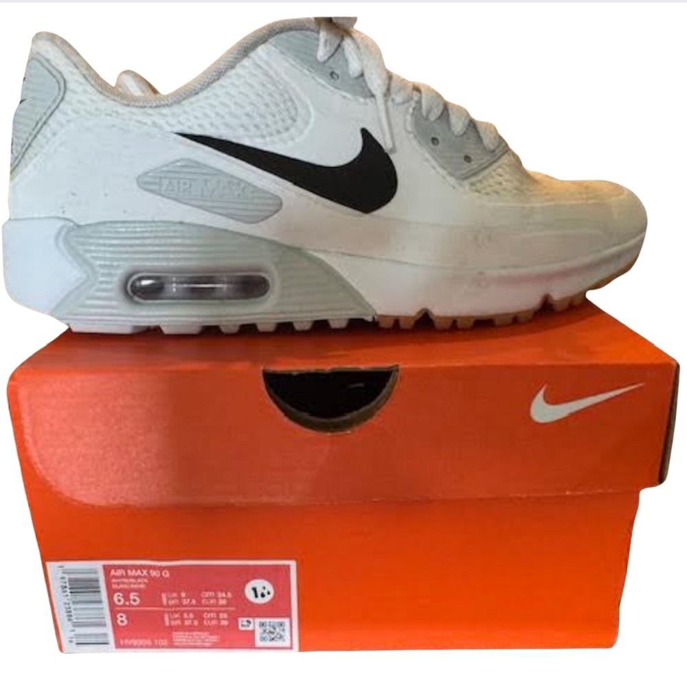 Nike Air Max 90 G White and Black Shoes